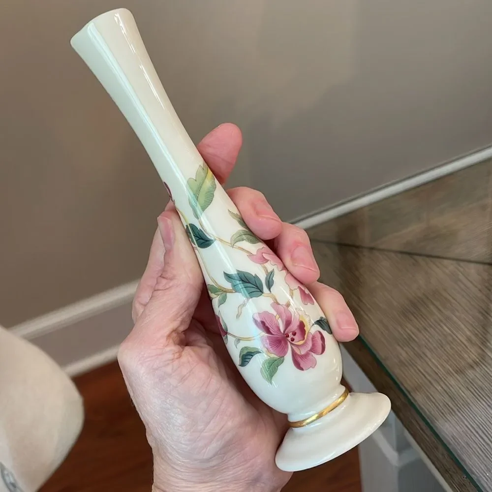 Lenox Barrington Vase & Bowl Floral Flower Vase & Trinket Dish